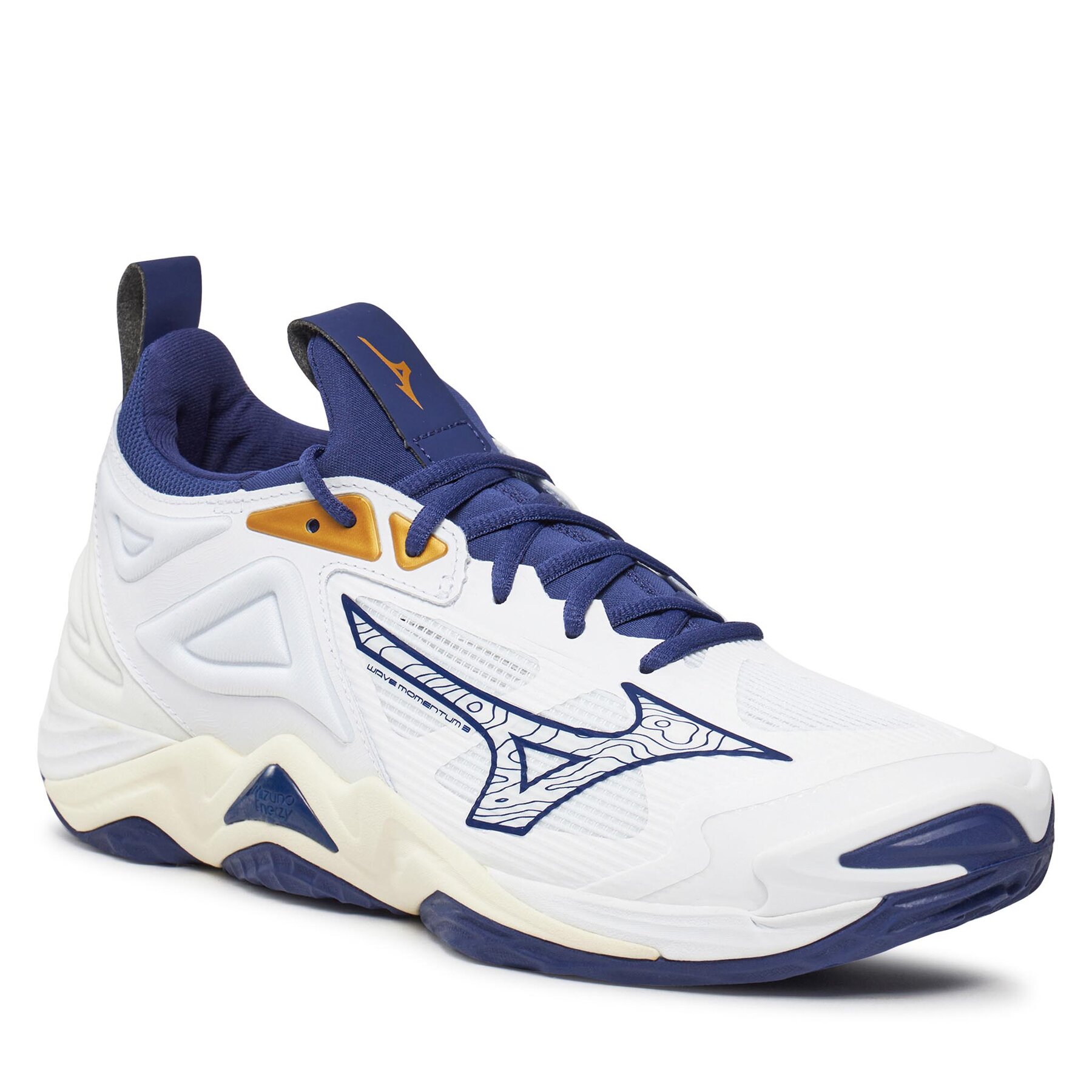 Hallenschuhe Mizuno Wave Momentum 3 V1GA2312 Weiß von Mizuno