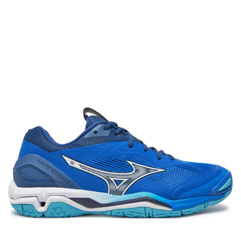 Hallenschuhe Mizuno Wave Stealth 6 X1GA2430 Blau von Mizuno