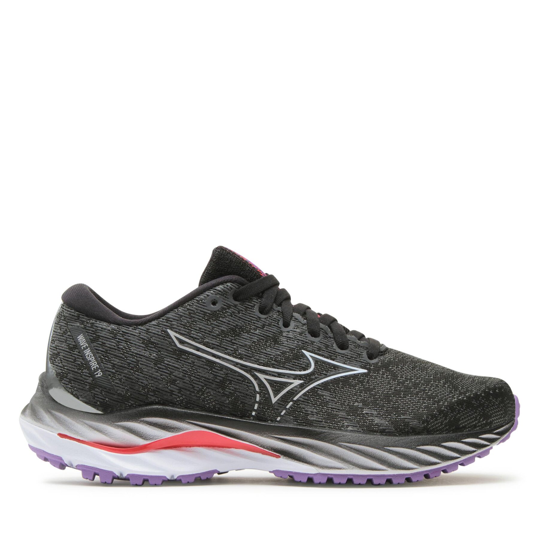 Laufschuhe Mizuno Wave Inspire 19 J1GD234422 Schwarz von Mizuno