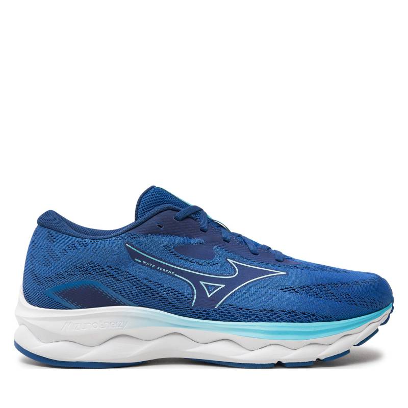 Laufschuhe Mizuno Wave Serene J1GC2459 Blau von Mizuno