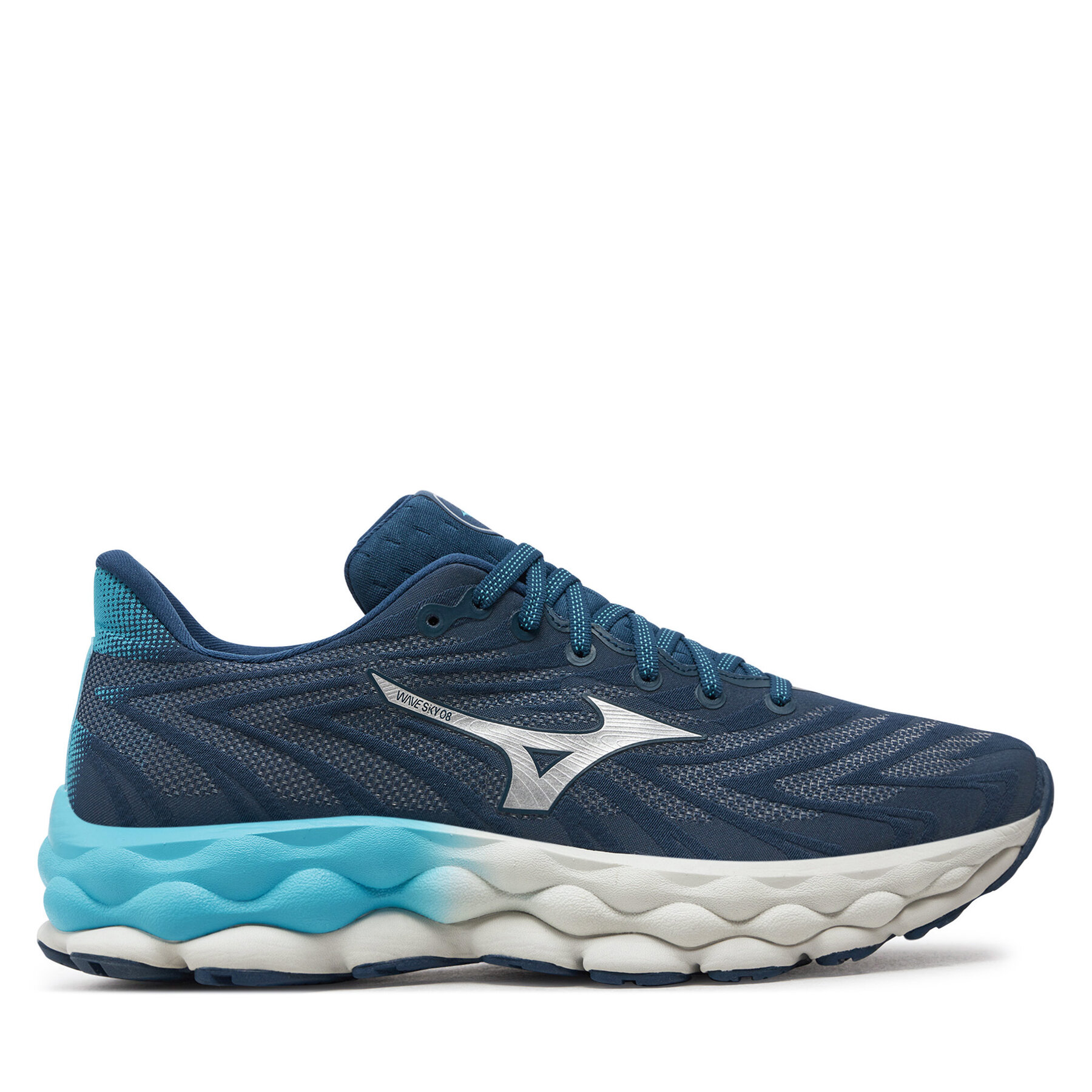 Laufschuhe Mizuno Wave Sky 8 J1GC2402 Blau von Mizuno