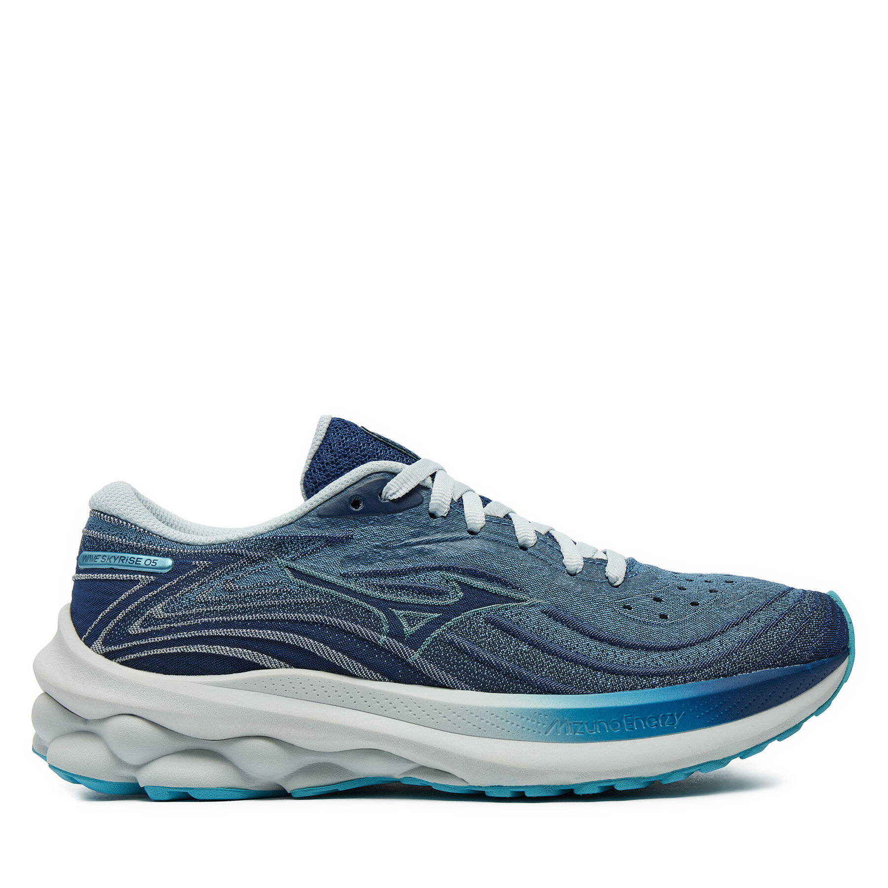 Laufschuhe Mizuno Wave Skyrise 5 J1GD2409 Blau von Mizuno