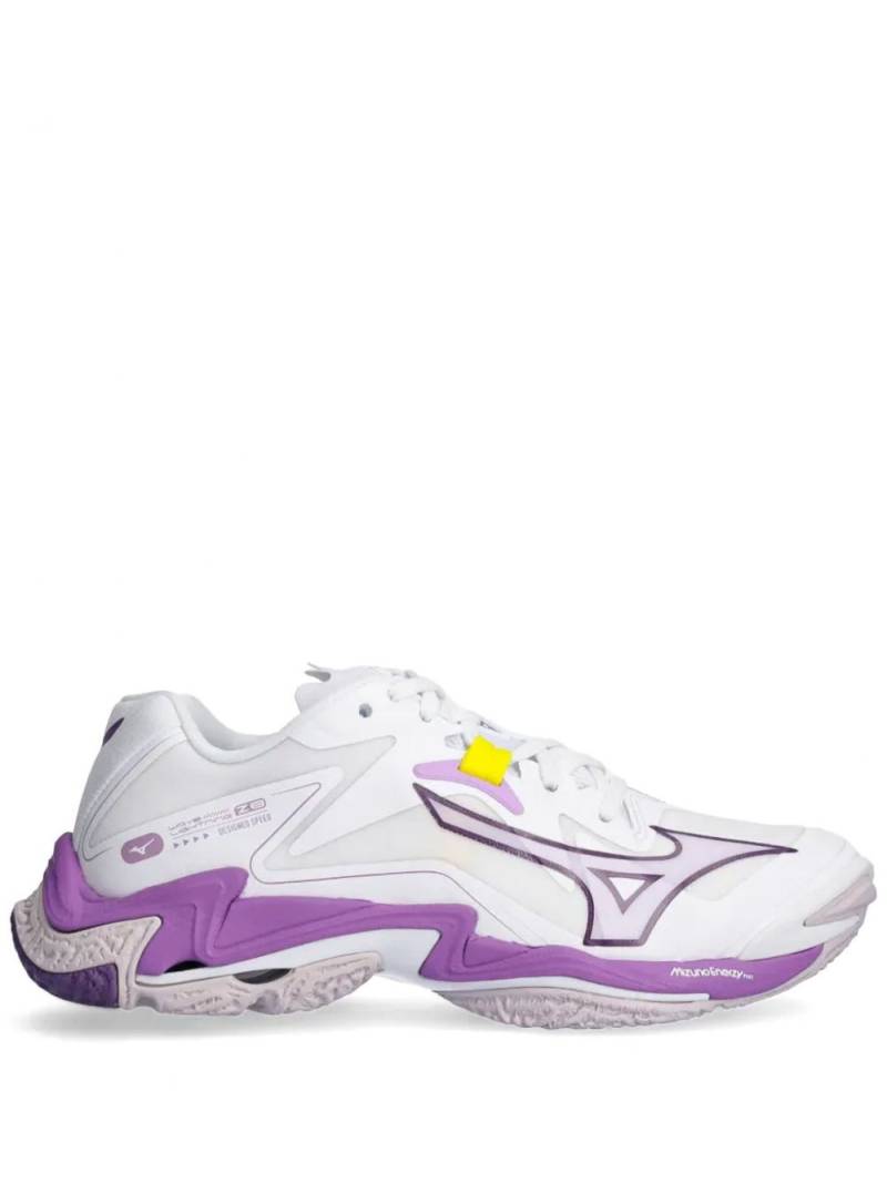 Mizuno Wave Lightning Z8 sneakers - 10 WHITE / PATRICIAN PURPLE / QUINCE von Mizuno