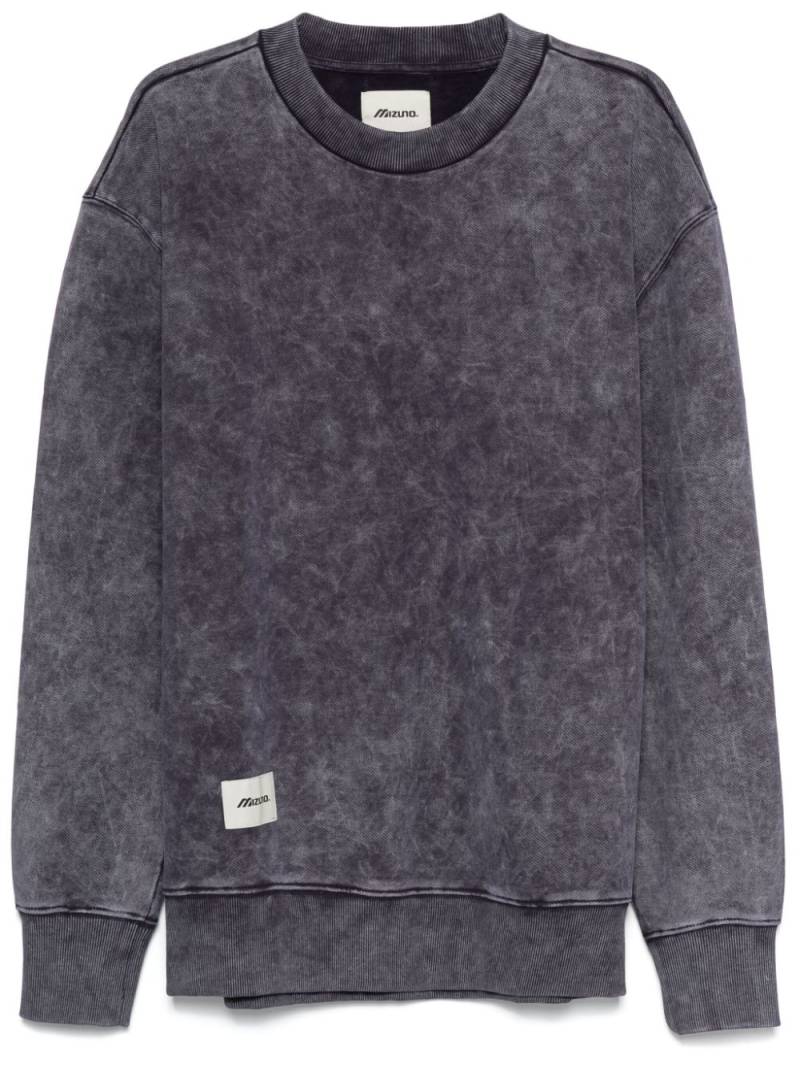 Mizuno logo-patch sweatshirt - Purple von Mizuno