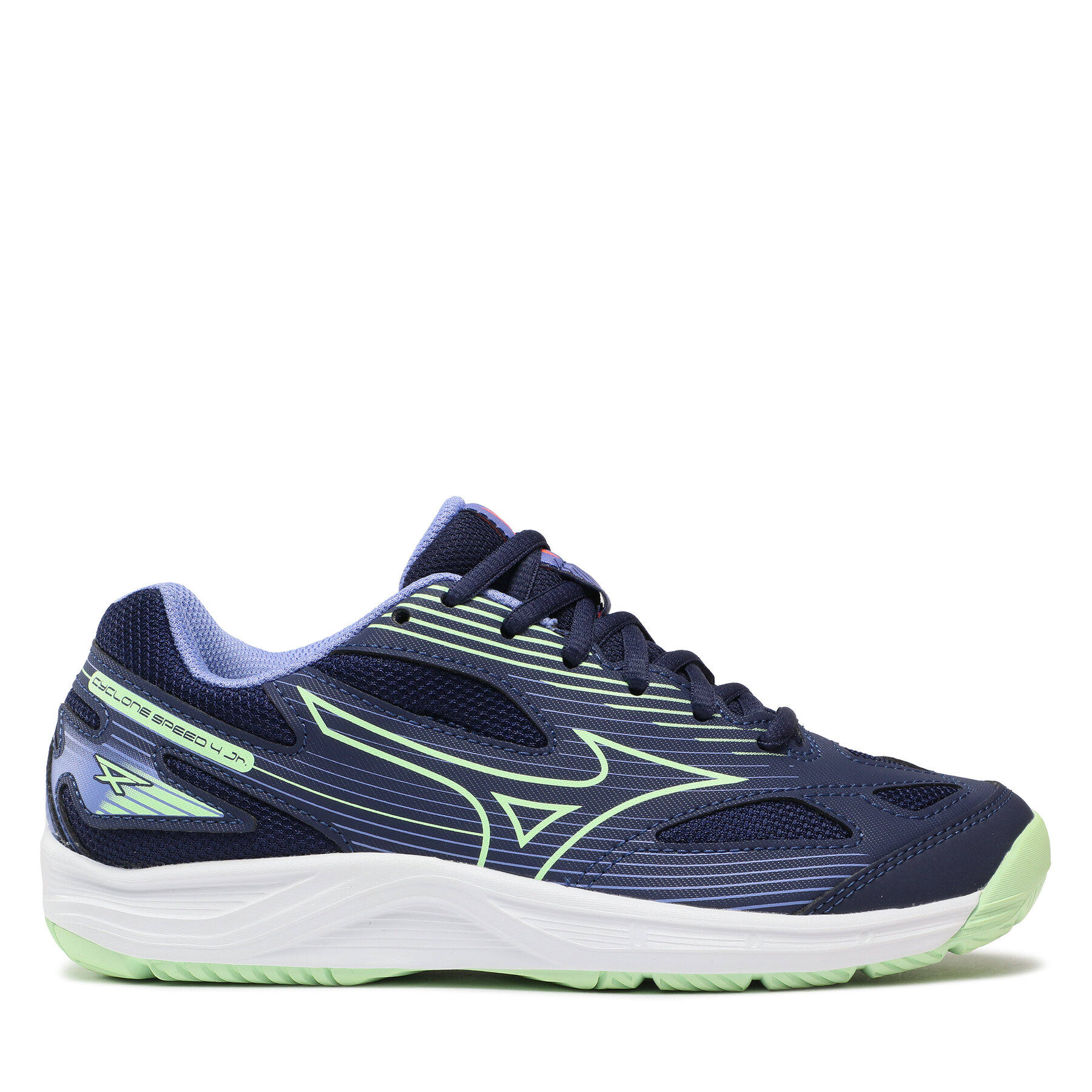 Hallenschuhe Mizuno Cyclone Speed 4 Jr V1GD2310 Blau von Mizuno