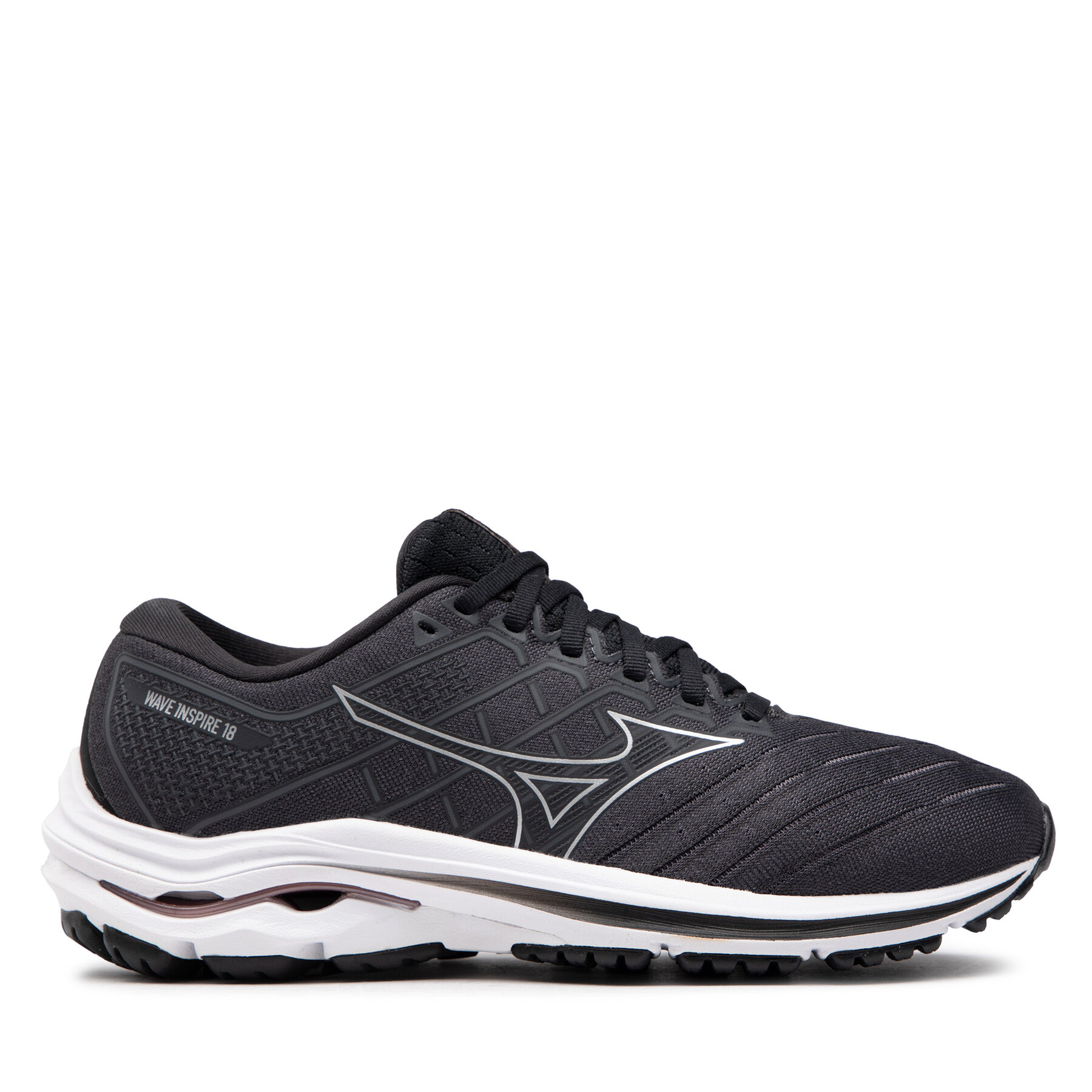 Laufschuhe Mizuno Wave Inspire 18 J1GD224404 Schwarz von Mizuno