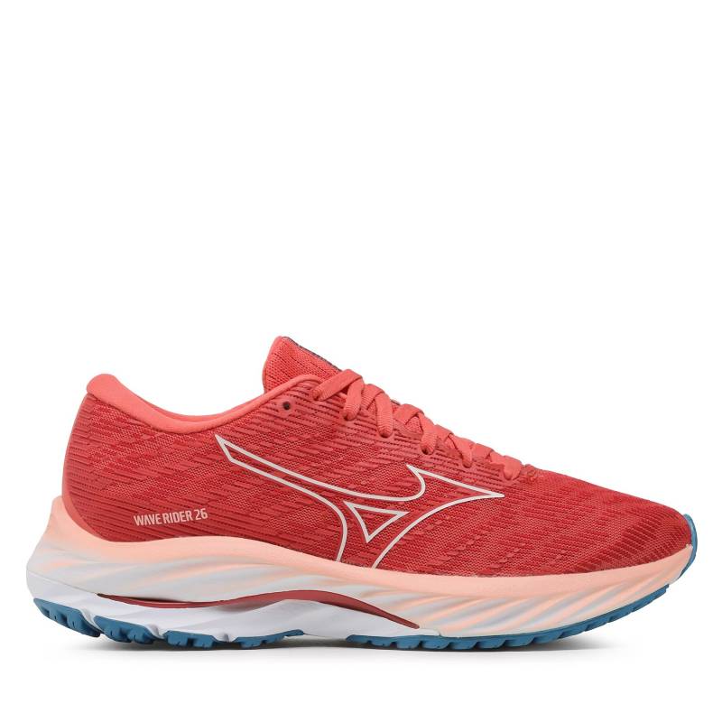 Laufschuhe Mizuno Wave Rider 26 J1GD220375 Rot von Mizuno