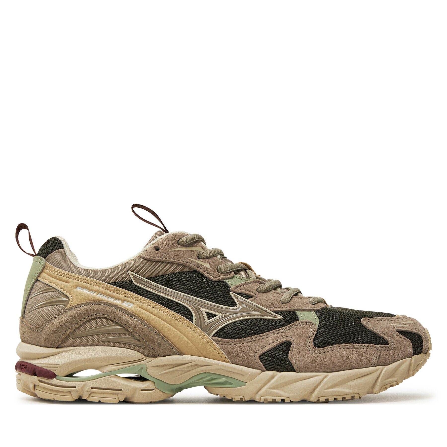 Sneakers Mizuno Wave Rider 10 Premium D1GA2471 Beige von Mizuno