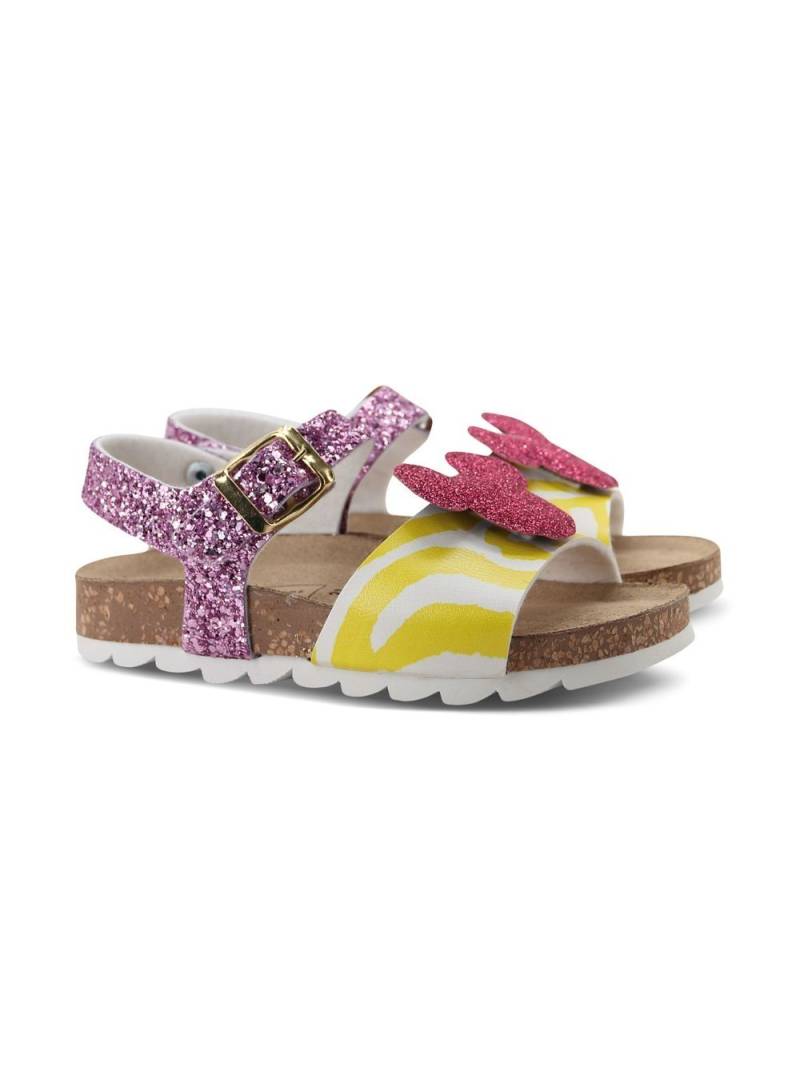 Moa Kids Minnie-motif glittered sandals - Pink von Moa Kids