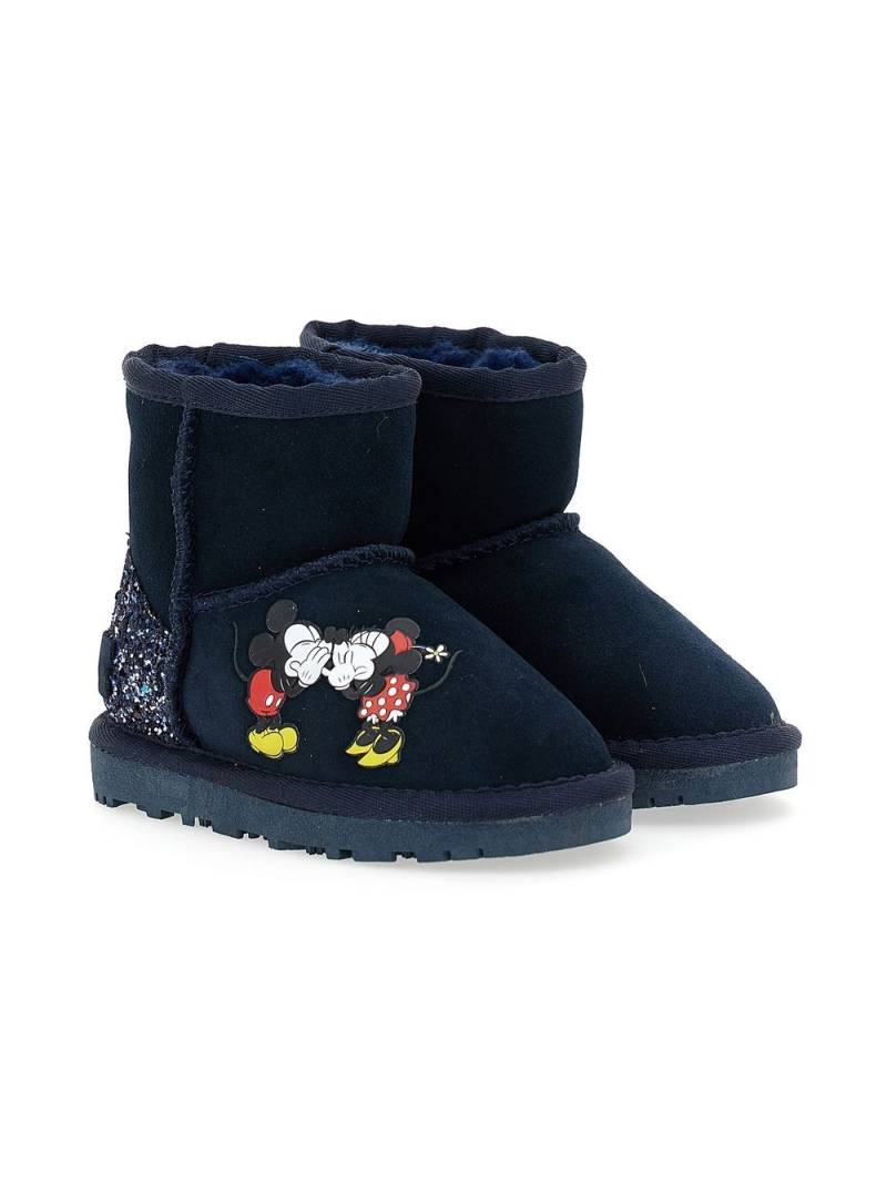 Moa Kids x Disney Mickey + Minnie ankle boots - Blue von Moa Kids