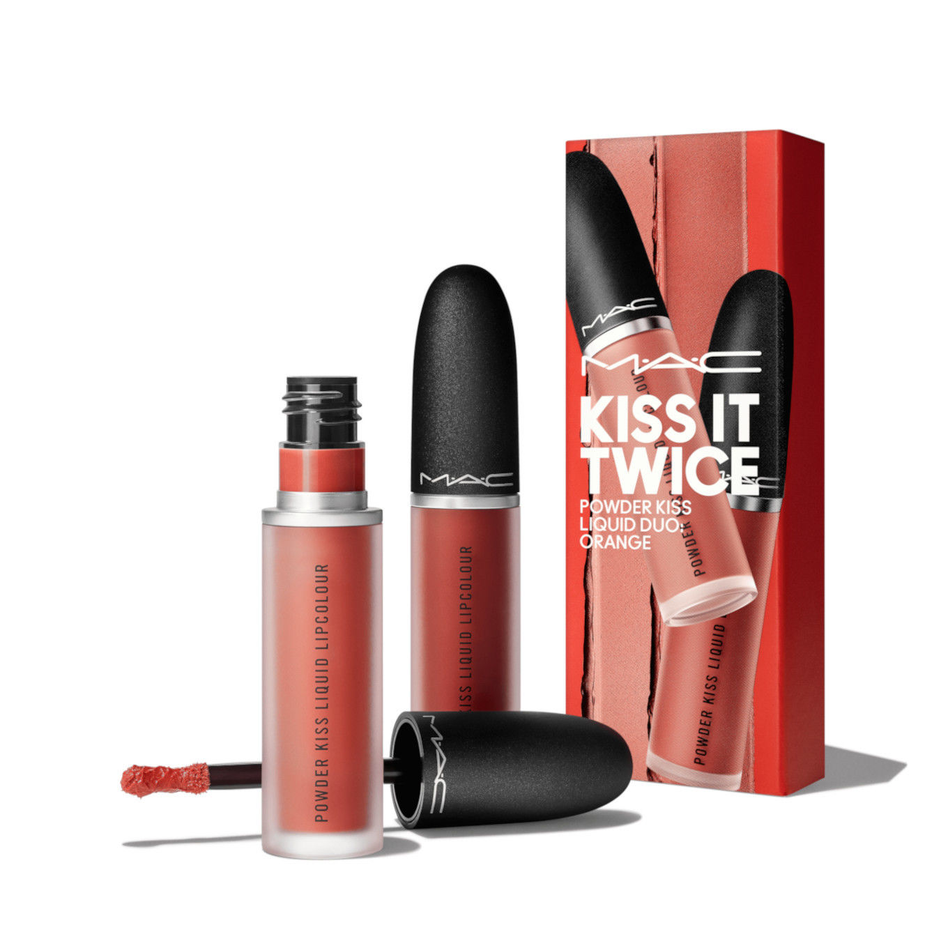 M•A•C Powder Kiss Liquid Orange Set von M•a•c