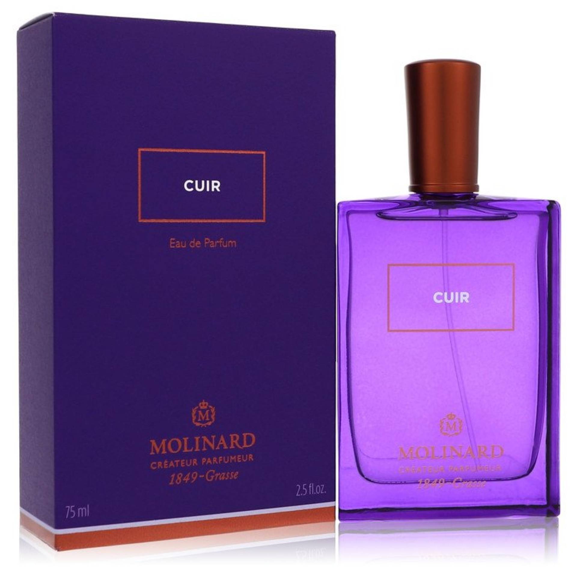 Molinard Cuir Eau De Parfum Spray (Unisex) 75 ml von Molinard