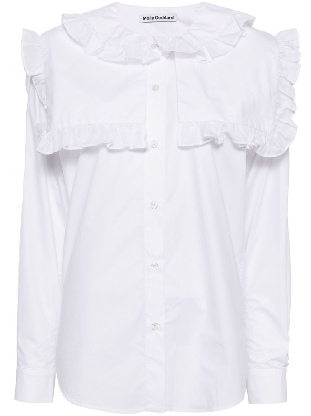 Molly Goddard Audrey shirt - White von Molly Goddard