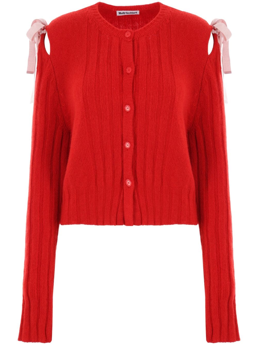 Molly Goddard Charlotte cardigan - Red von Molly Goddard