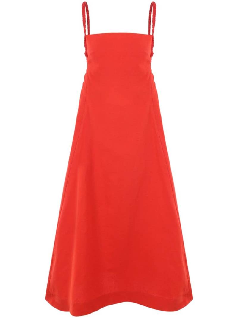 Molly Goddard Reggie midi dress - Red von Molly Goddard