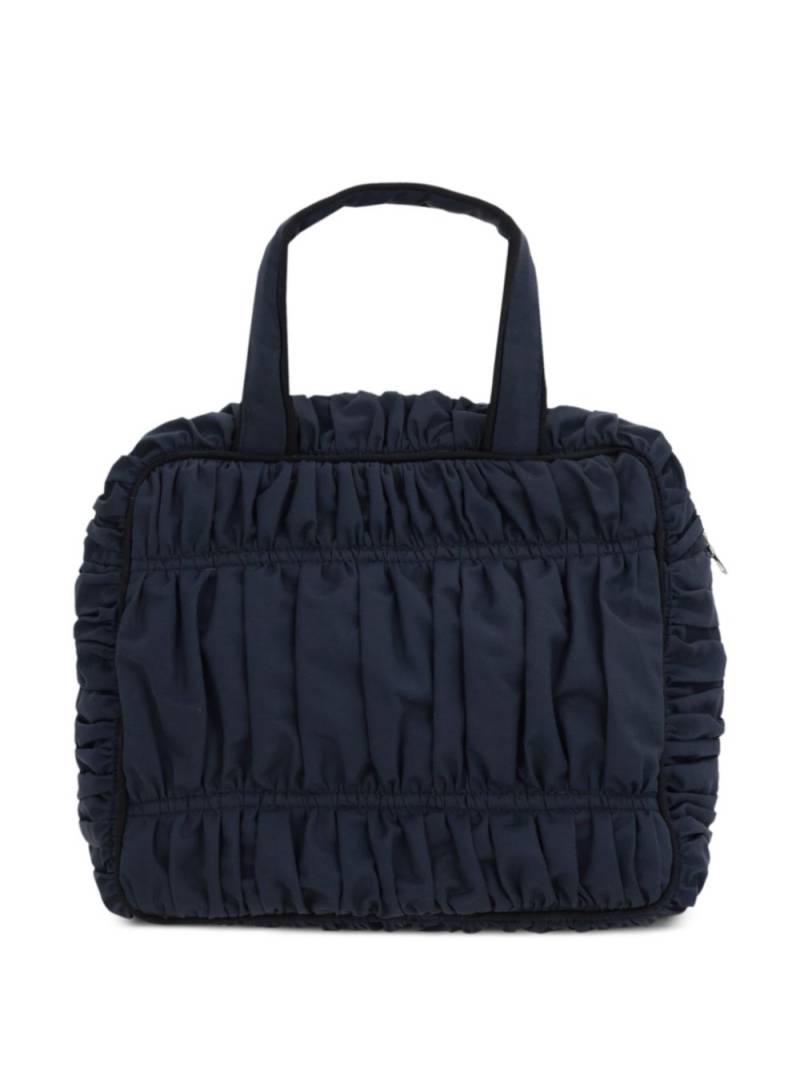 Molly Goddard Rita gathered tote bag - Blue von Molly Goddard