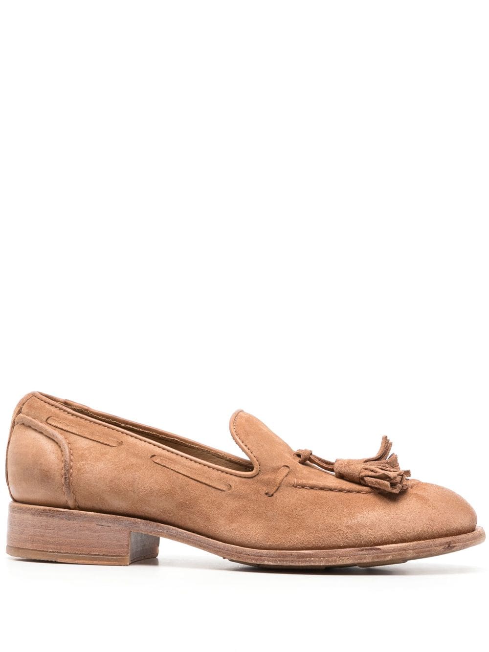 Moma 20mm almond-toe loafers - Brown von Moma