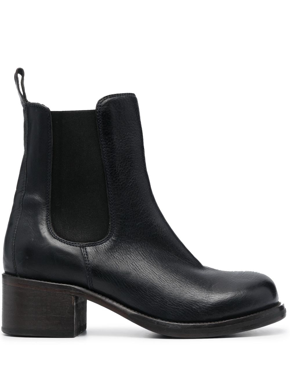 Moma 50mm leather Chelsea boots - Blue von Moma
