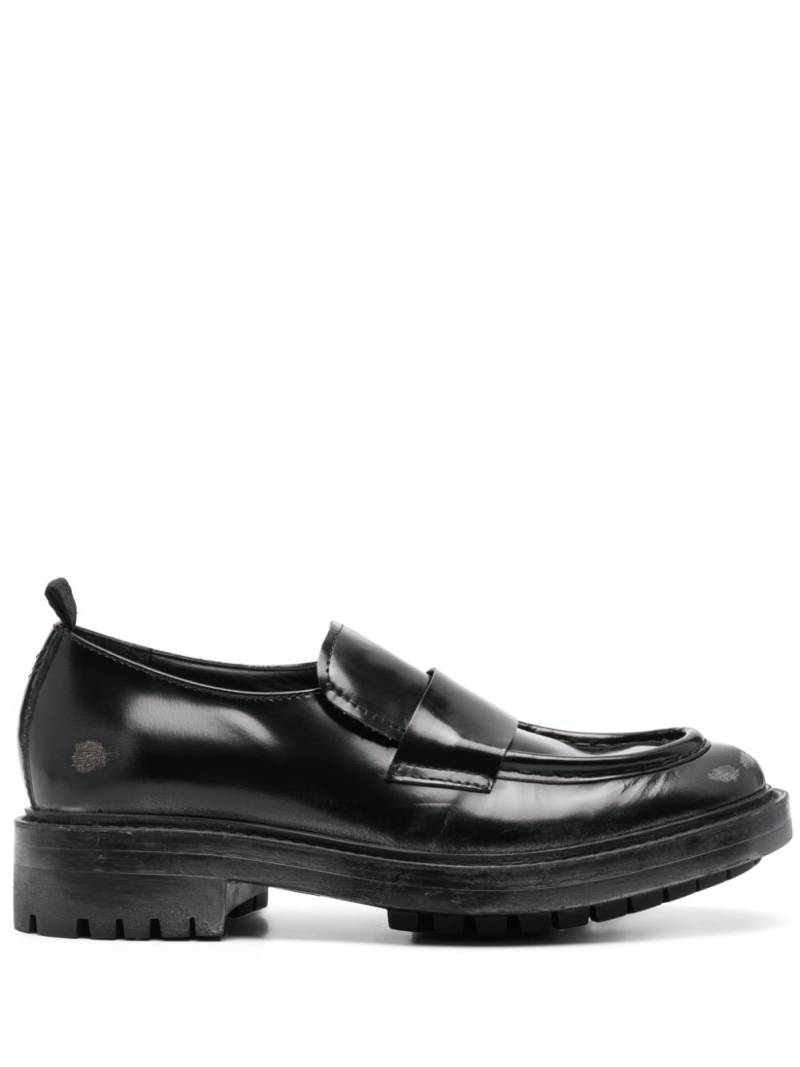 Moma distressed loafers - Black von Moma