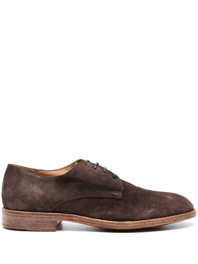 Moma lace-up suede Derby shoes - Brown von Moma