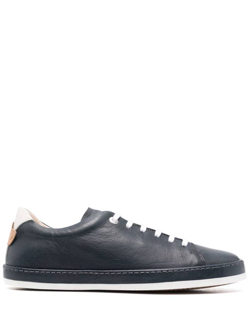 Moma leather low-top sneakers - Blue von Moma