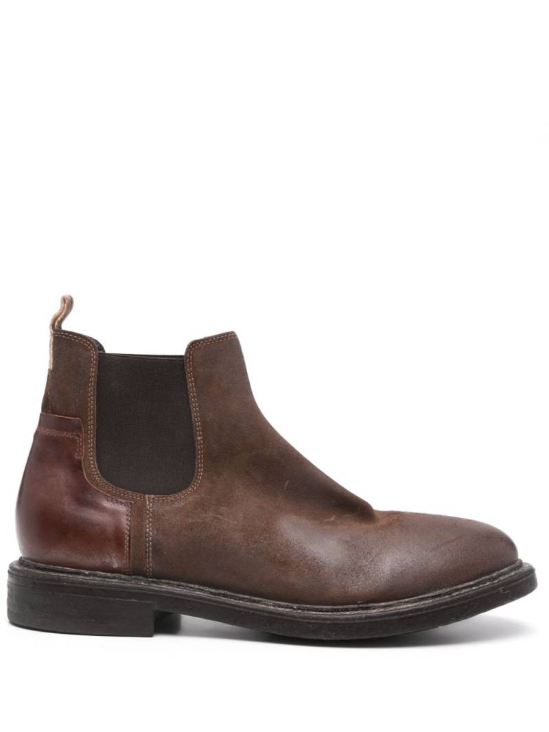 Moma logo-tag boots - Brown von Moma