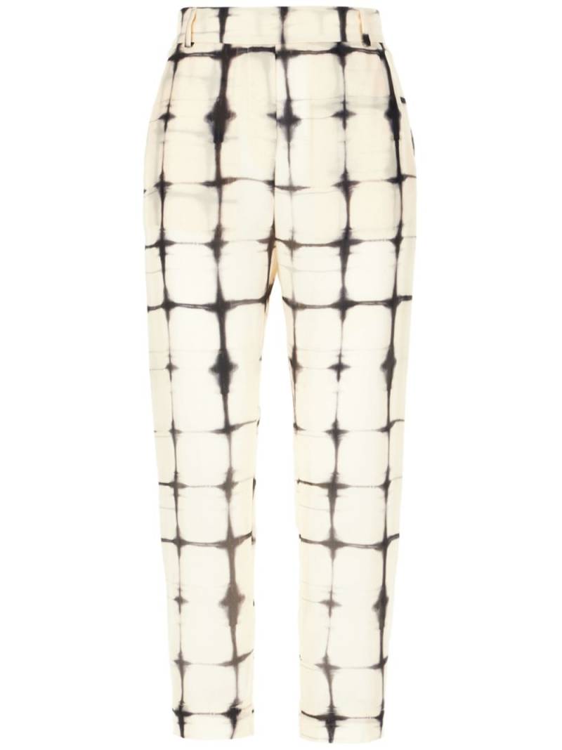 Momoni abstract-print trousers - White von Momoni