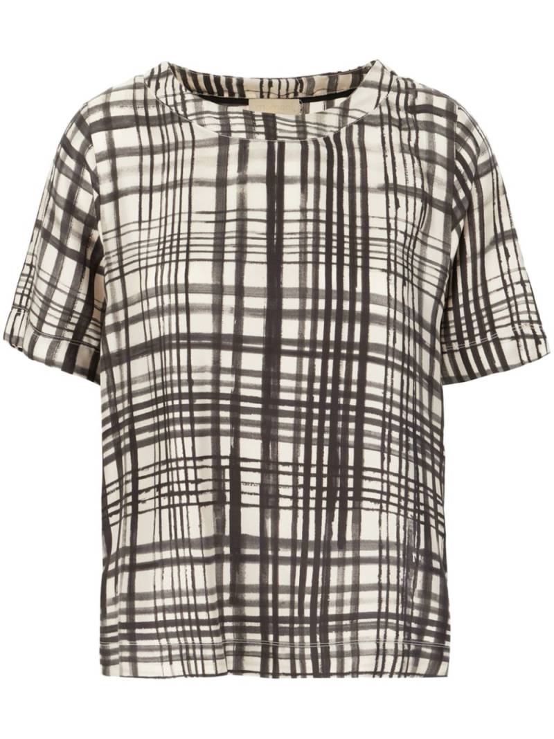 Momoni checked blouse - White von Momoni