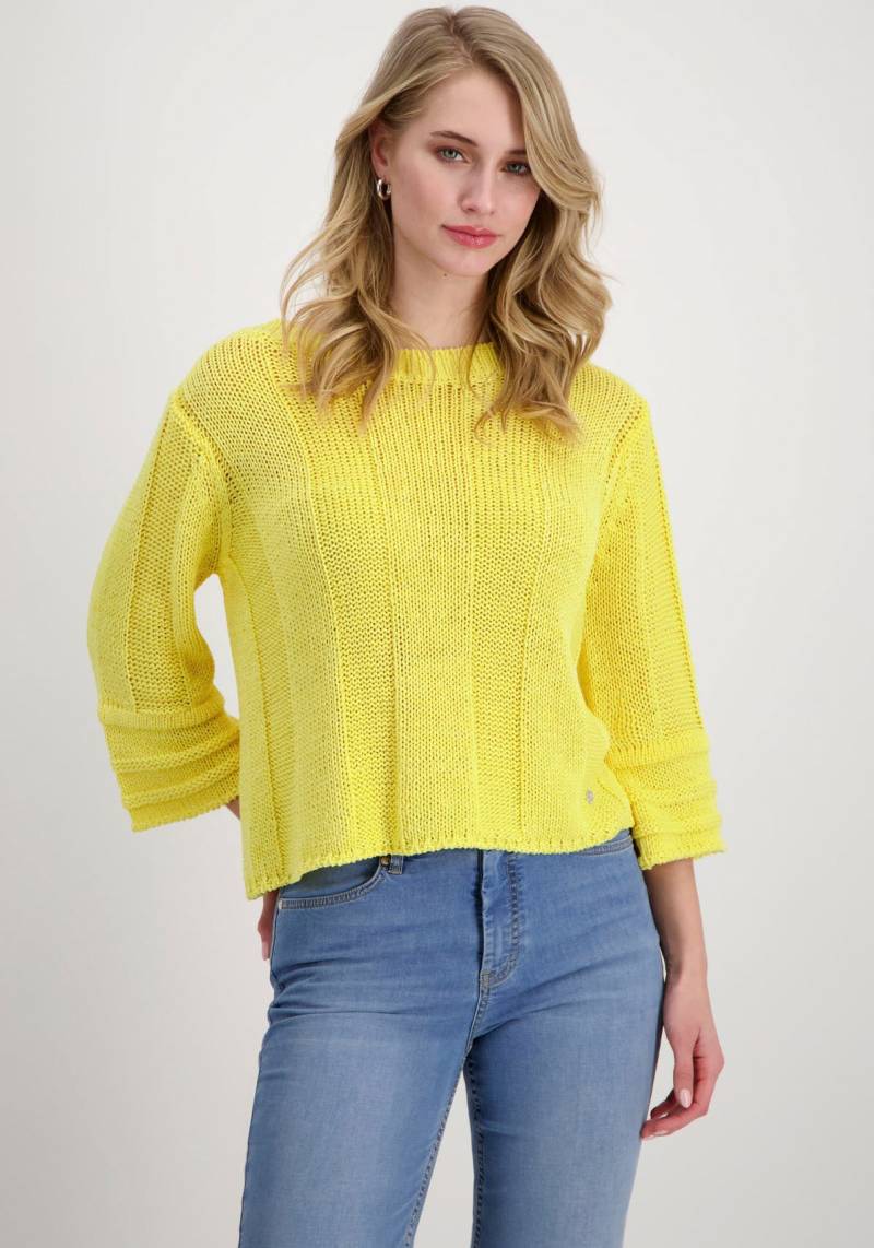 Monari 3/4 Arm-Pullover, mit Strukturstrick von Monari