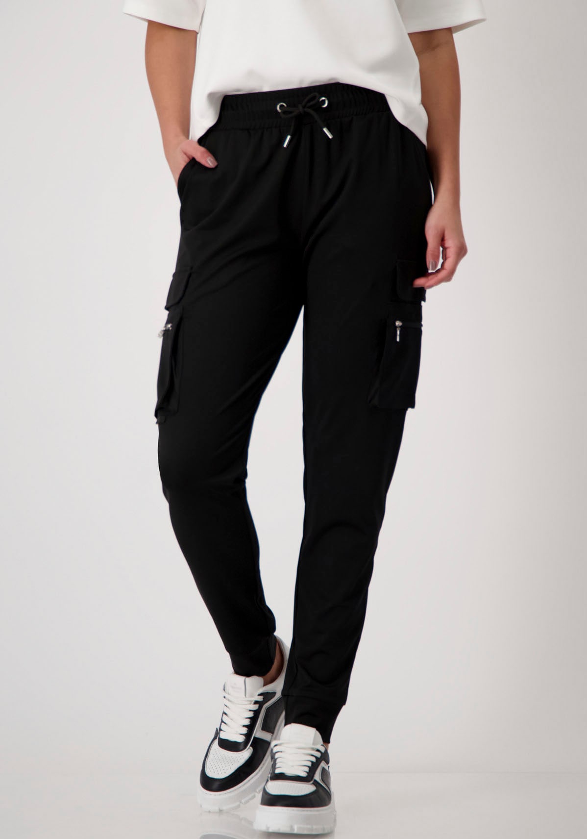 Monari Jogger Pants, mit aufgesetzten Taschen von Monari