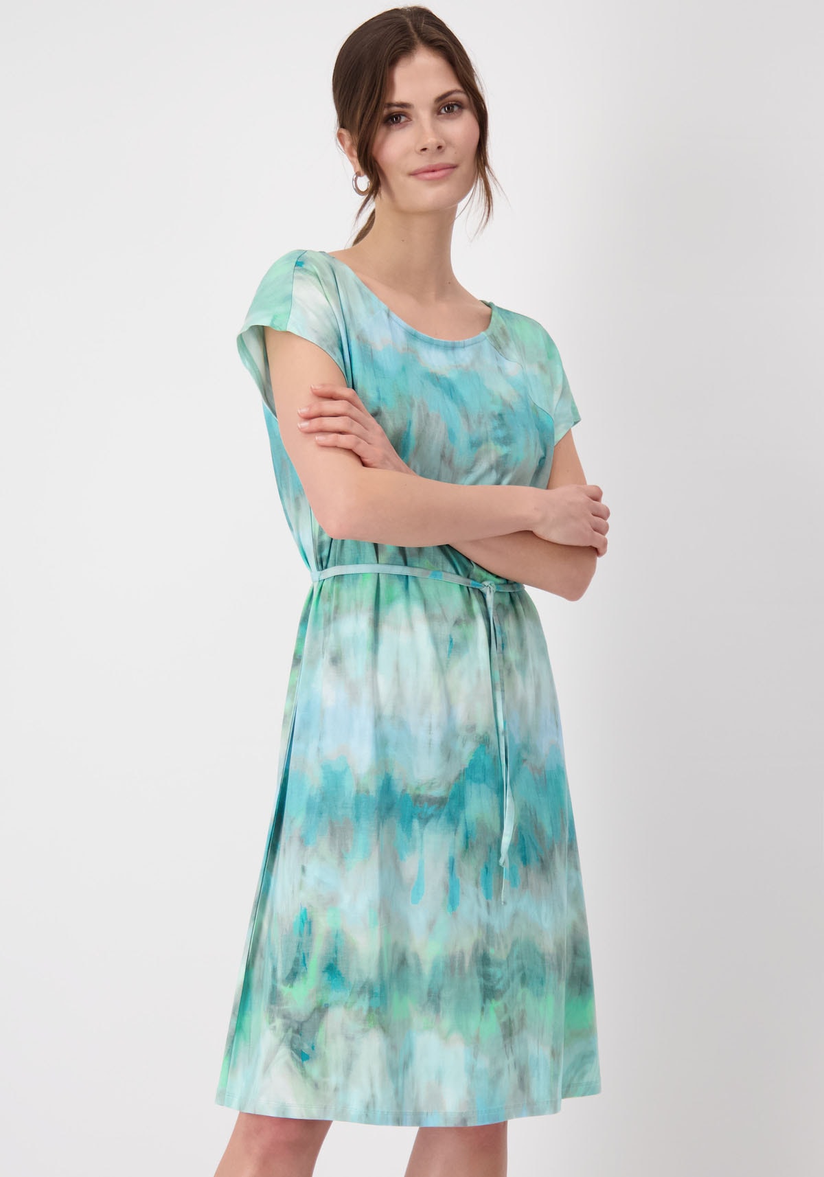 Monari Shirtkleid, mit Batikmuster von Monari