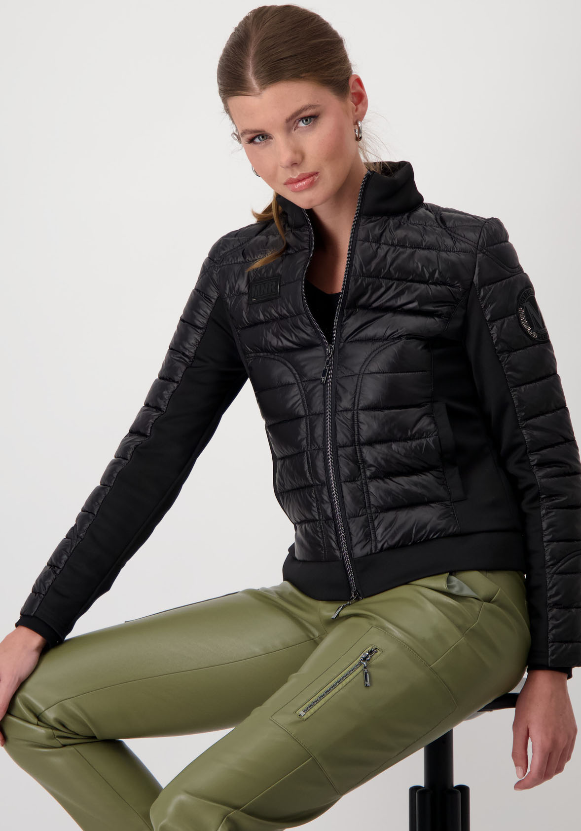 Monari Steppjacke, im Materialmix von Monari