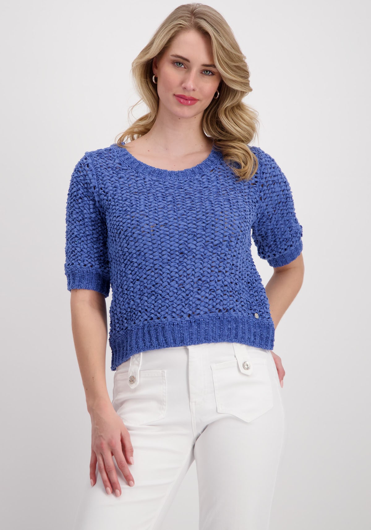 Monari Strickpullover, aus Bändchengarn von Monari