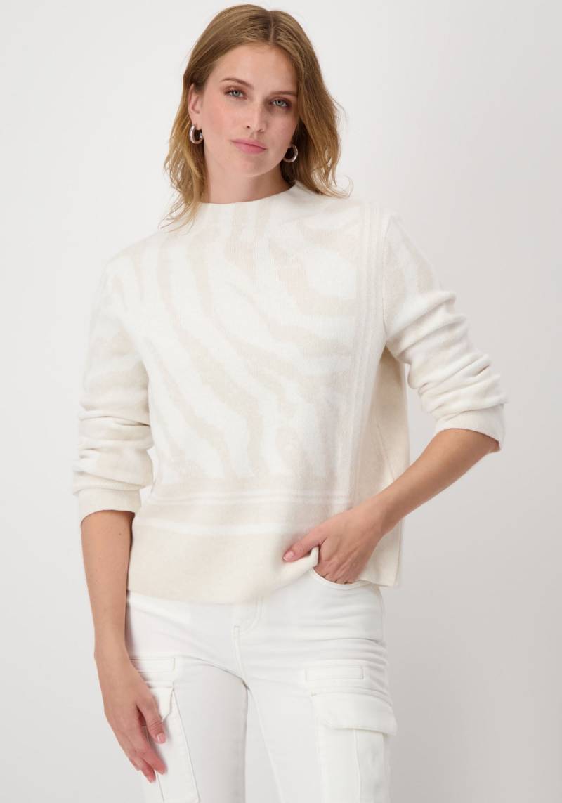 Monari Strickpullover, mit Jacquardmuster von Monari