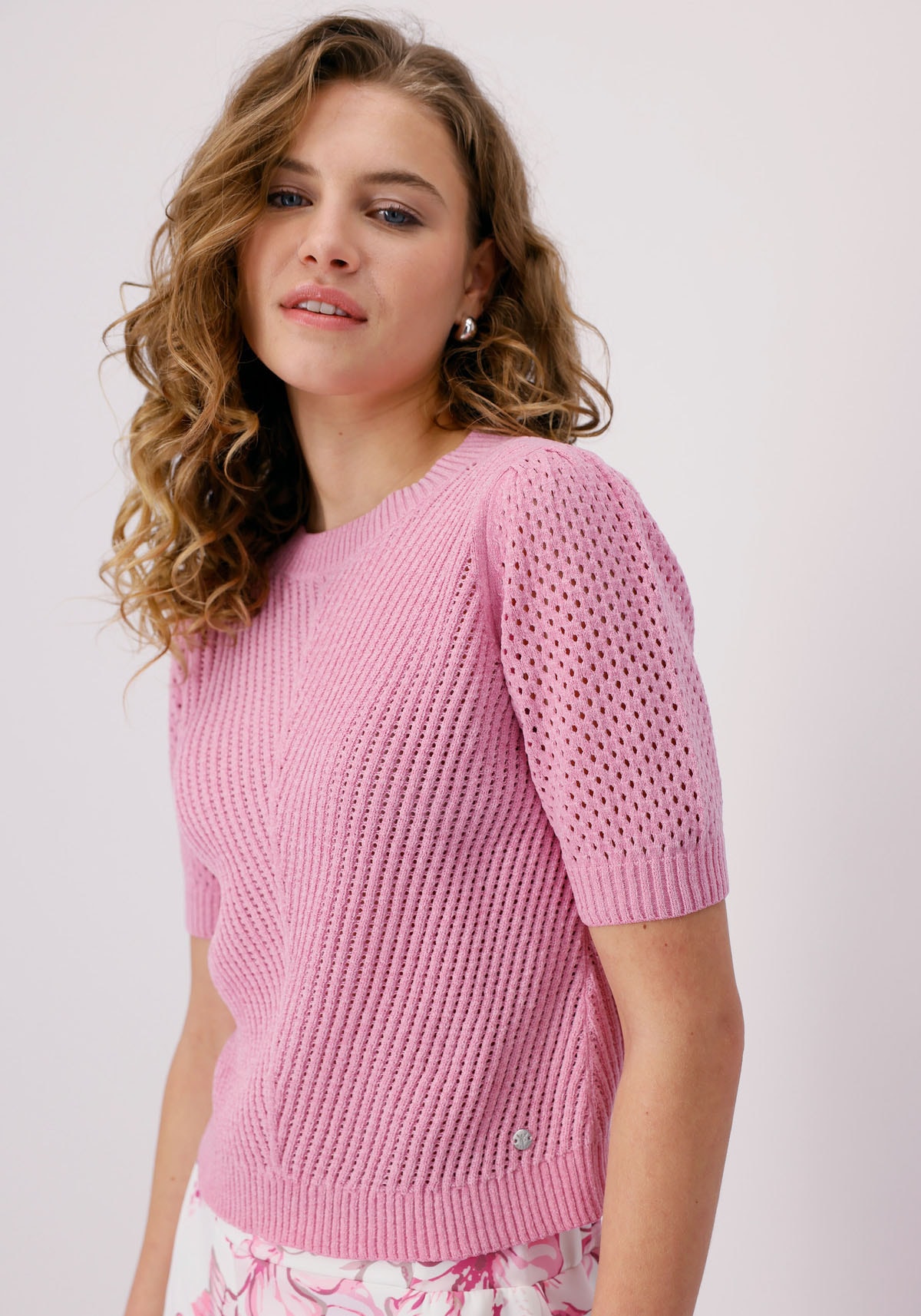 Monari Strickpullover »Pullover Chenille«, Mit Rundhalsausschnitt Monari Strickpullover »Pullover Chenille«, Mit Rundhalsausschnitt von Monari