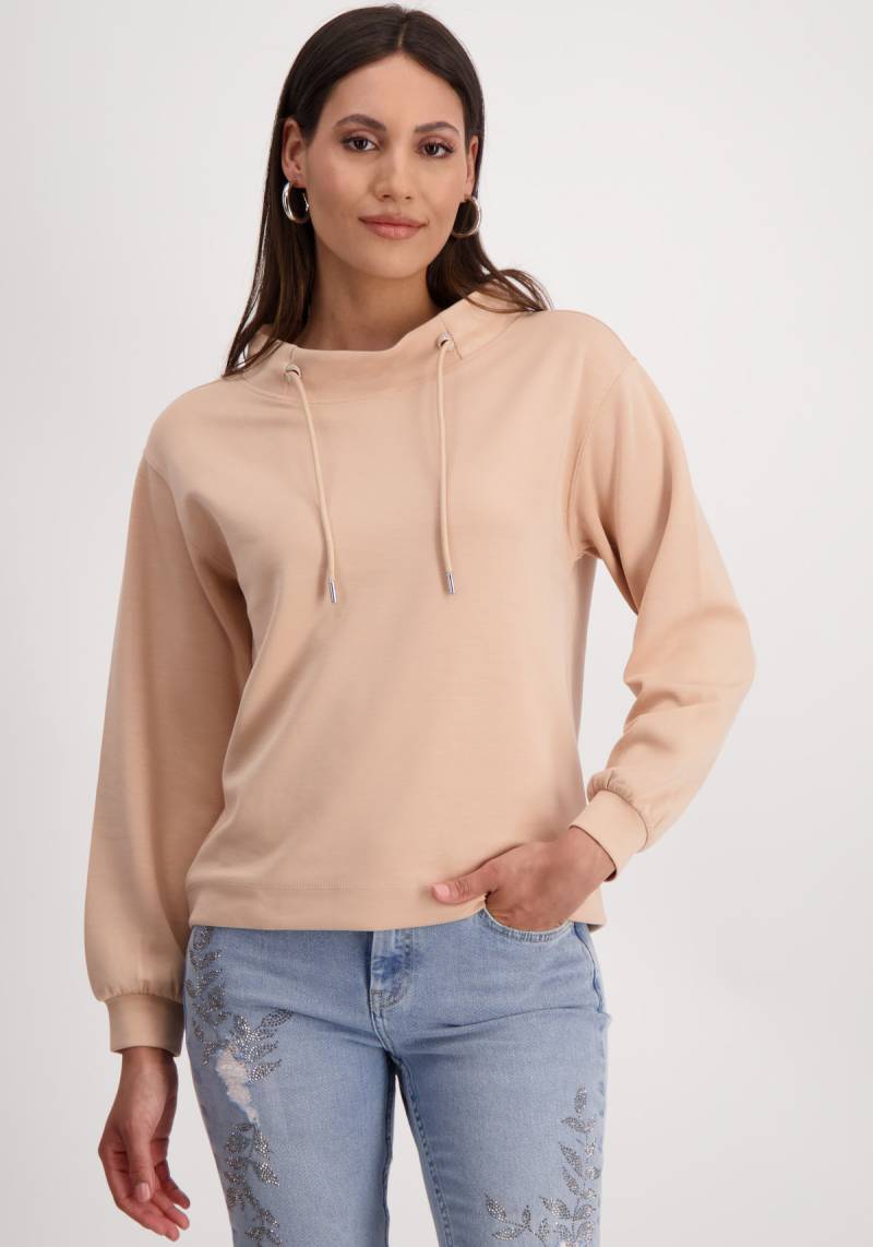 Monari Sweatshirt, Leicht überschnittener Langarm, Ärmelbündchen mit Kräuselung von Monari