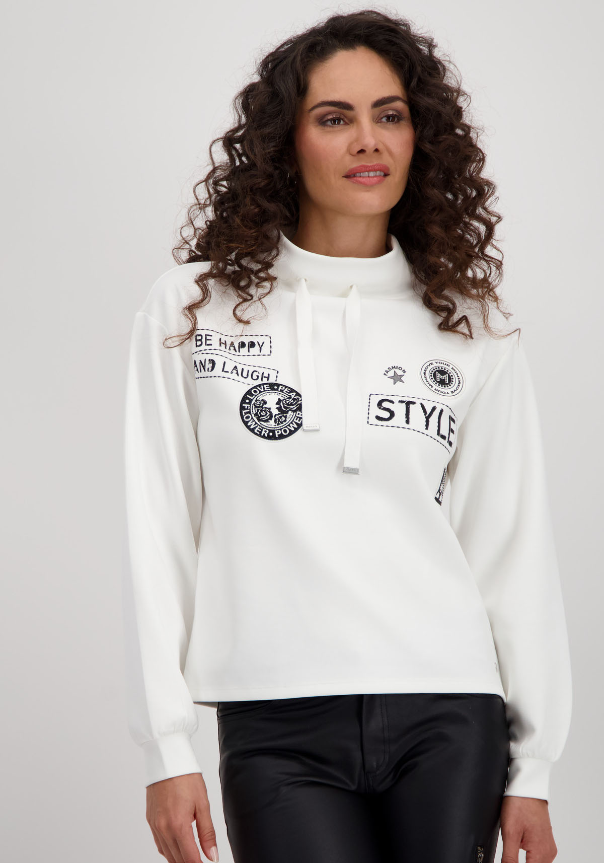 Monari Sweatshirt, mit Patches als Hingucker von Monari