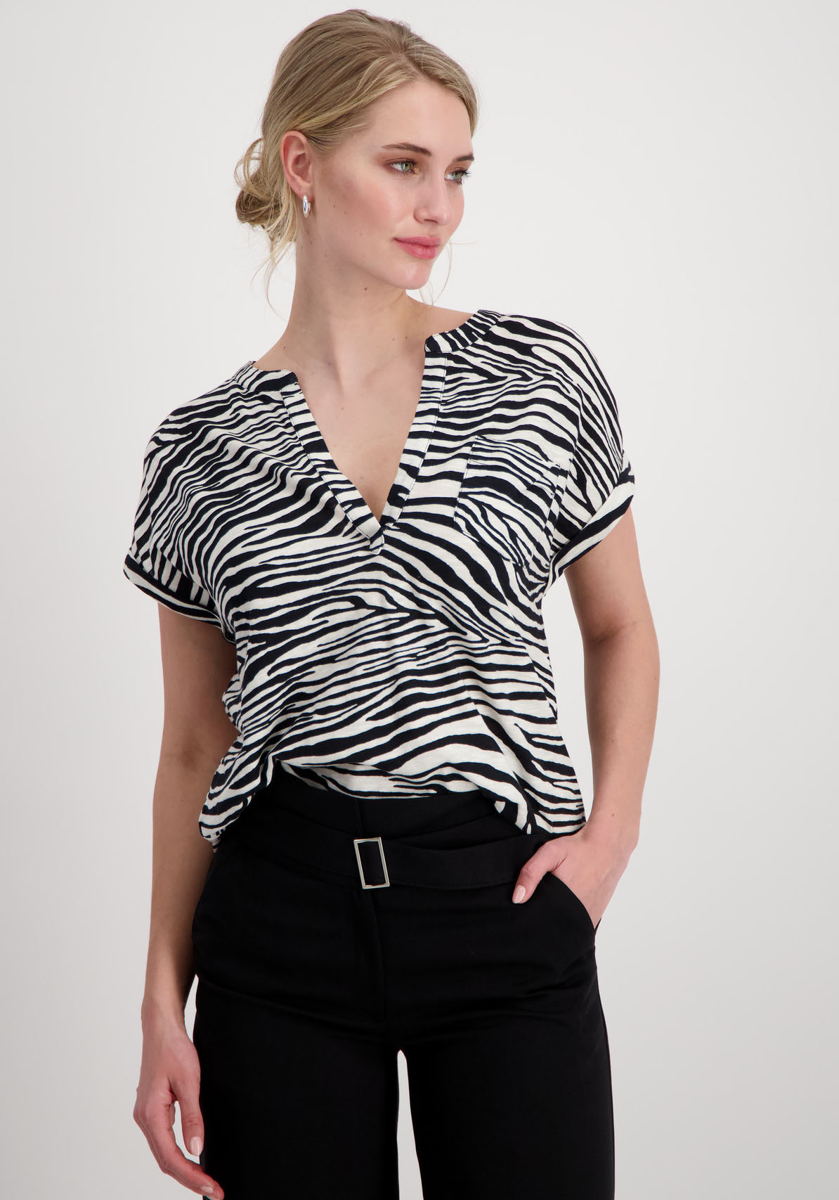 Monari T-Shirt, mit Animalprint von Monari