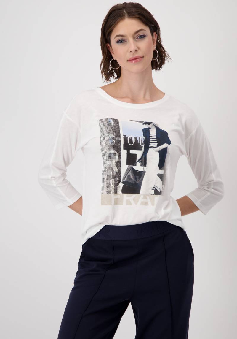 Monari T-Shirt »Shirt Frau Druck«, Mit Rundhalsausschnitt von Monari