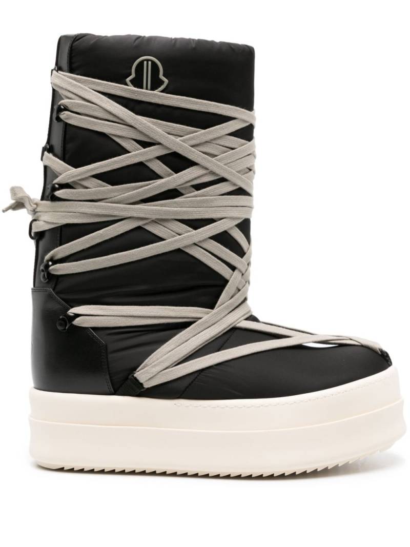 Moncler + Rick Owens Bigrocks padded boots - Black von Moncler + Rick Owens