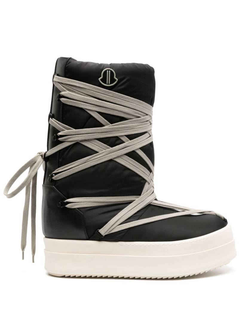 Moncler + Rick Owens Bigrocks padded boots - Black von Moncler + Rick Owens