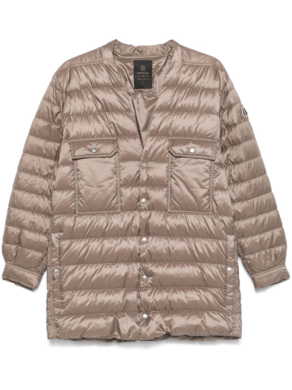 Moncler + Rick Owens Outershirt jacket - Neutrals von Moncler + Rick Owens