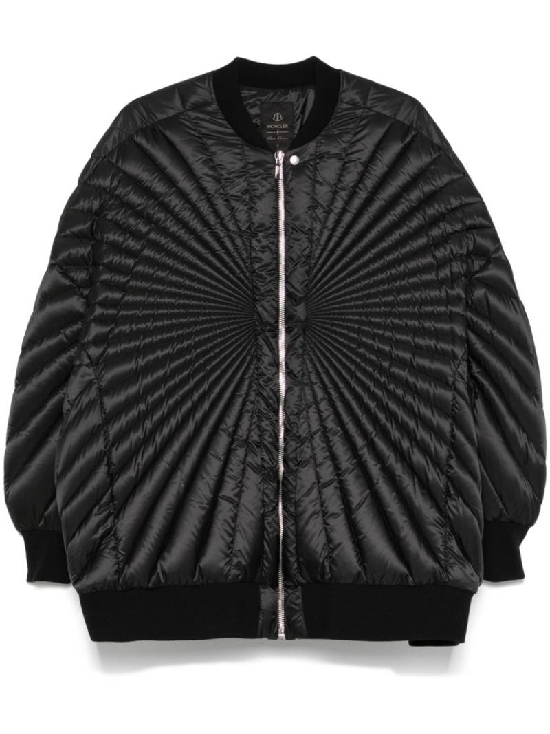 Moncler + Rick Owens Radiance Peter puffer jacket - Black von Moncler + Rick Owens