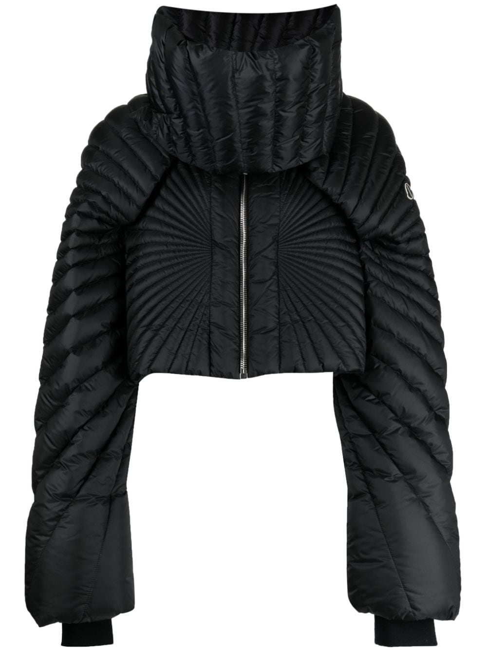 Moncler + Rick Owens Radiance convertible padded down-filled jacket - Black