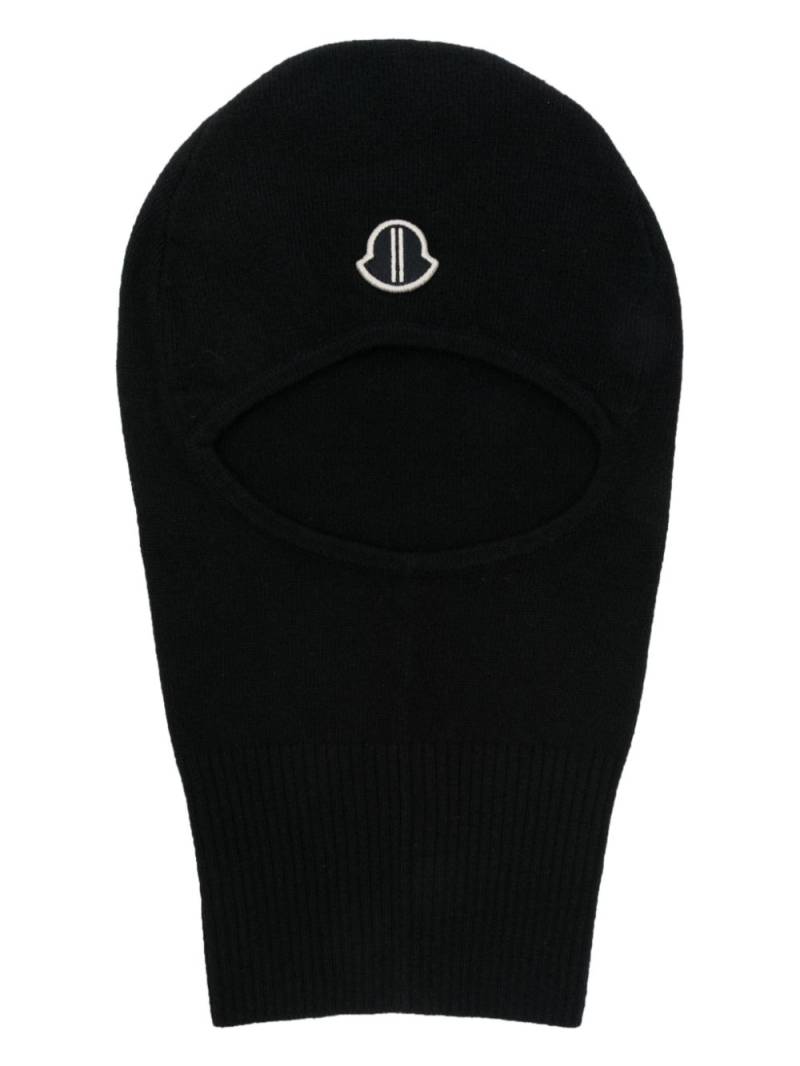 Moncler + Rick Owens knitted balaclava - Black von Moncler + Rick Owens