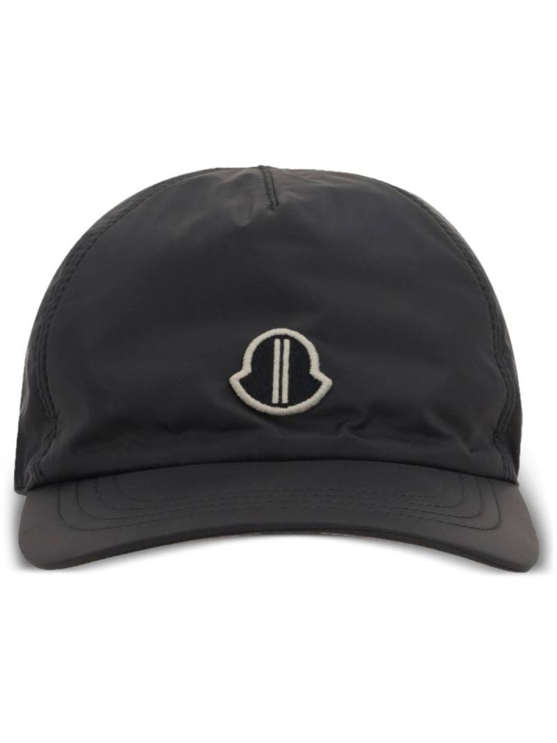 Moncler + Rick Owens logo-embroidered cap - Black von Moncler + Rick Owens