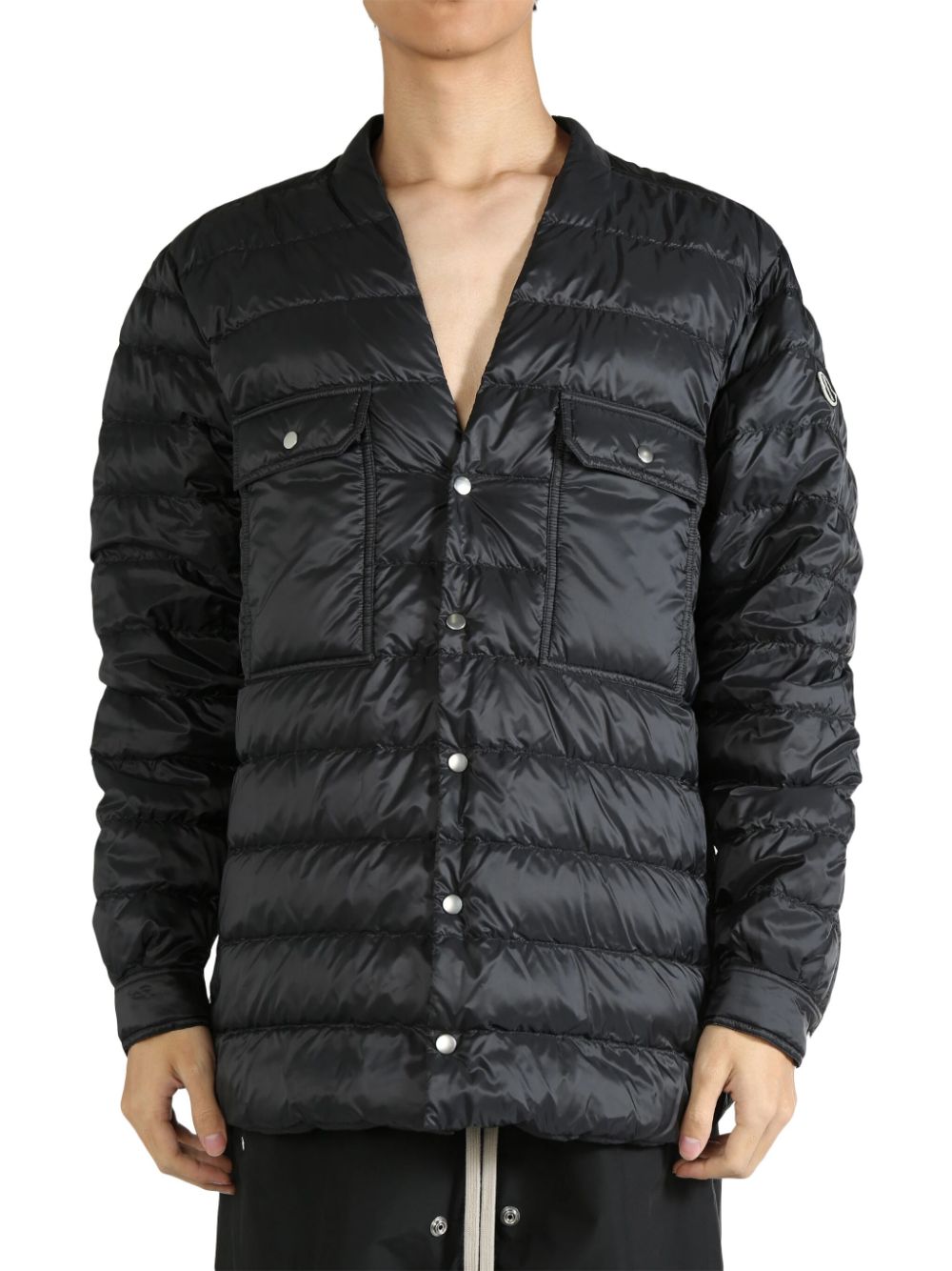 Moncler + Rick Owens padded overshirt - Black von Moncler + Rick Owens