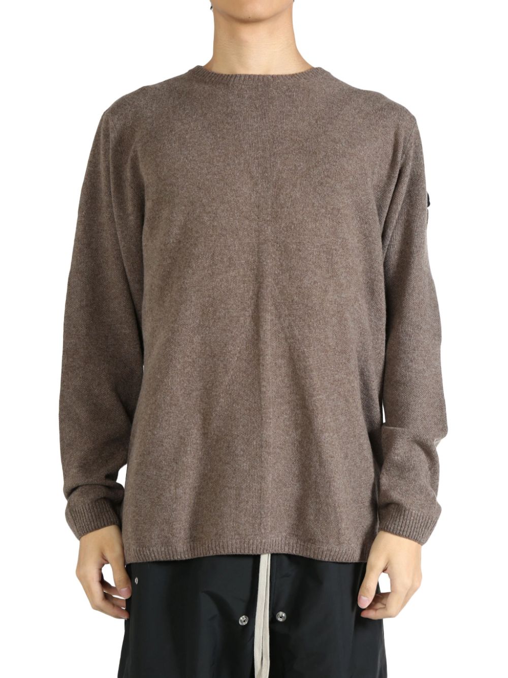 Moncler + Rick Owens ribbed-knit sweater - Brown von Moncler + Rick Owens