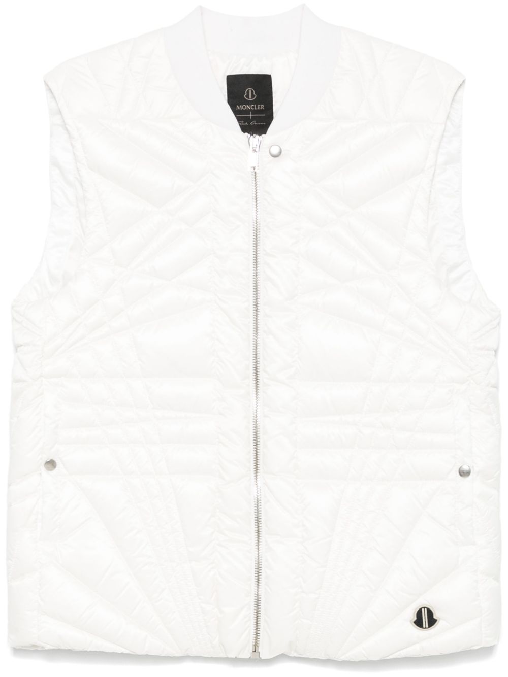 Moncler + Rick Owens x Rick Owens Megapenta Flight gilet - White von Moncler + Rick Owens