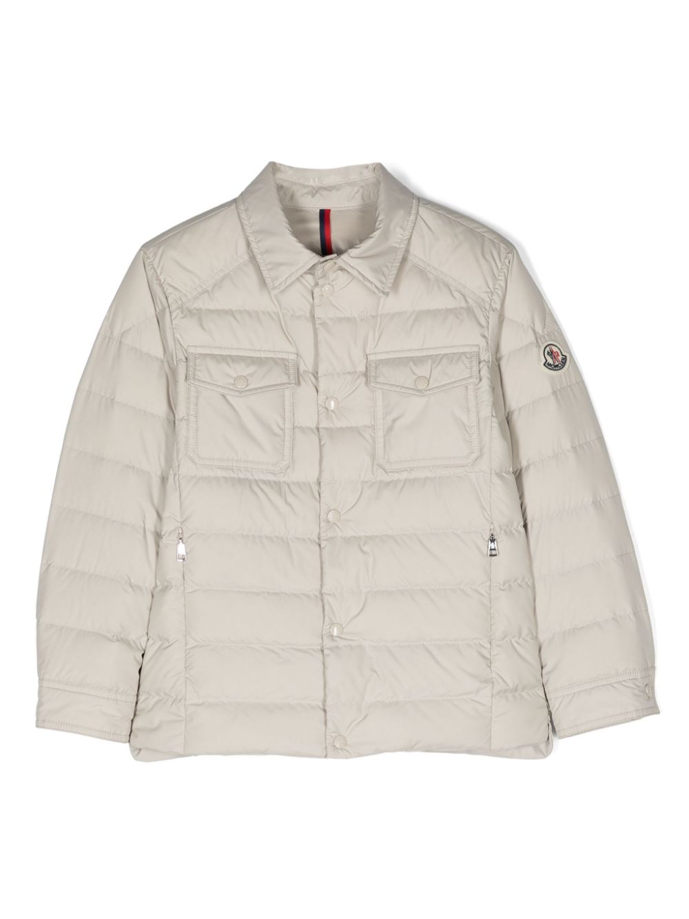 Moncler Enfant Akil padded jacket - Neutrals von Moncler Enfant